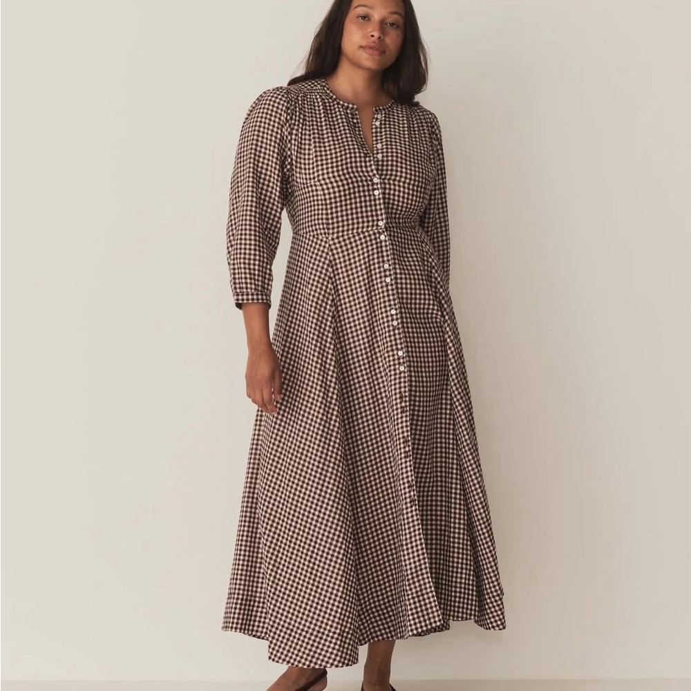 DOEN Delphine Plaid Dress